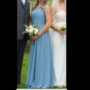 One shoulder long dress